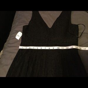 NWT Trina Turk Black Lace Dress Size 8 #130